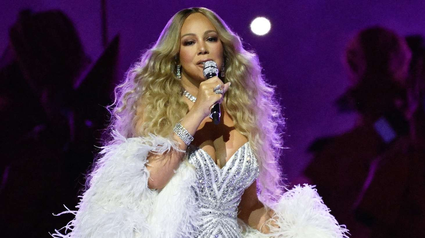 Mariah Carey performing at the Milano Cortina 2026 Opening Ceremony